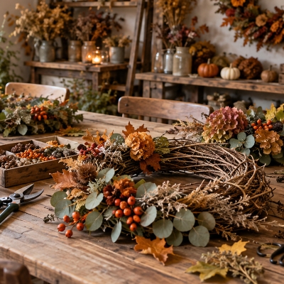 Autumnal Wreath Workshop