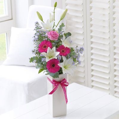 Pastel Vase Arrangement