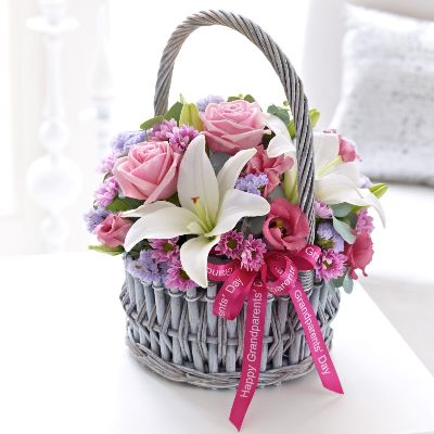 Pastel Basket Arrangement