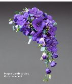 Purple Vanda Orchid Bridal Bouquet